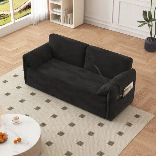 Large Folding Sofa Bed Velvet My Store