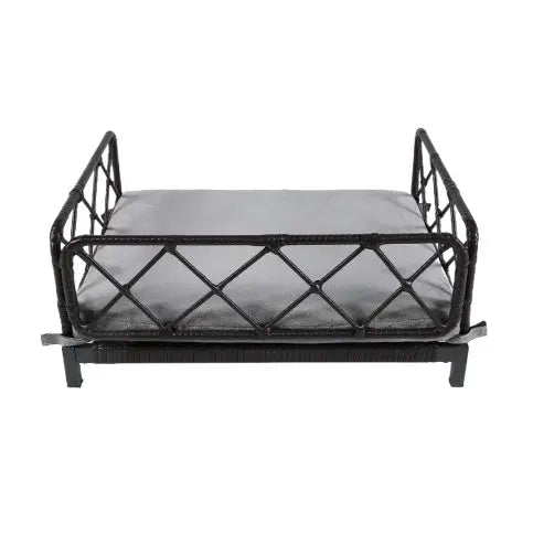 Wicker Rattan Dog Sofa Bed Outdoor Indoor Water Resistant My Store