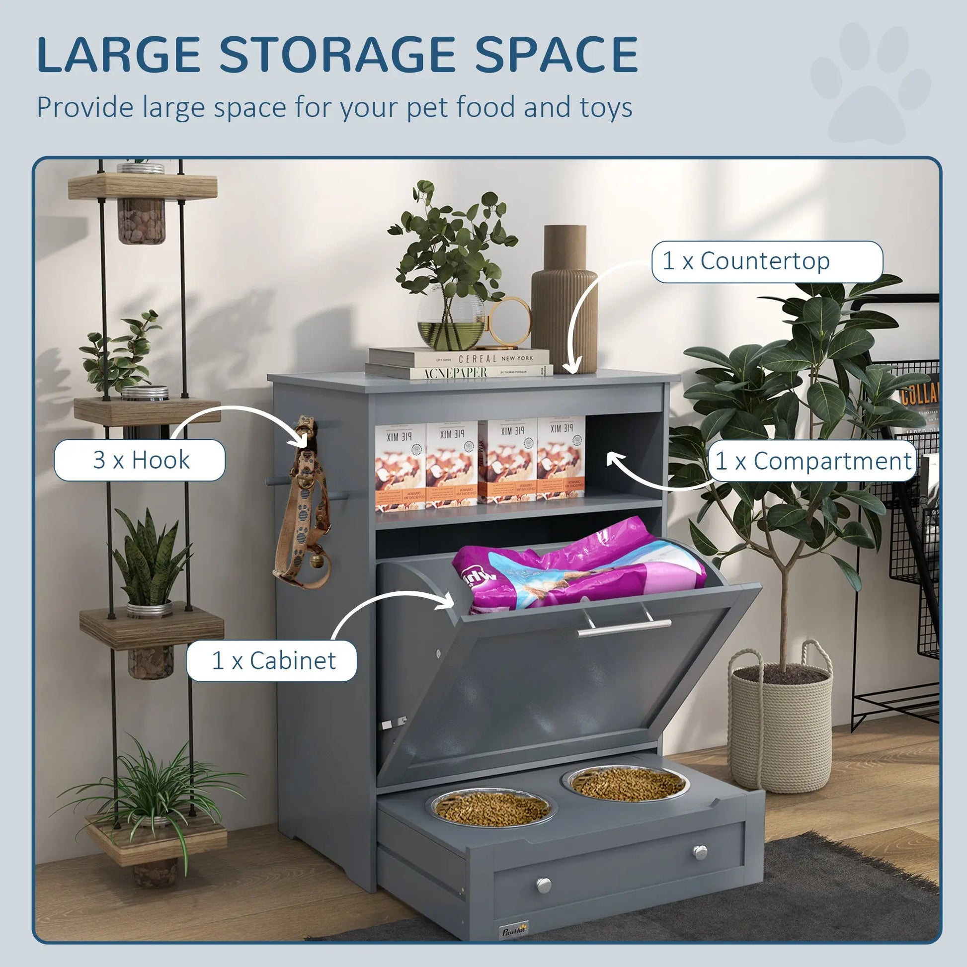 Pet Feeder Stations, Lockers, Dog Food Storage Containers My Store