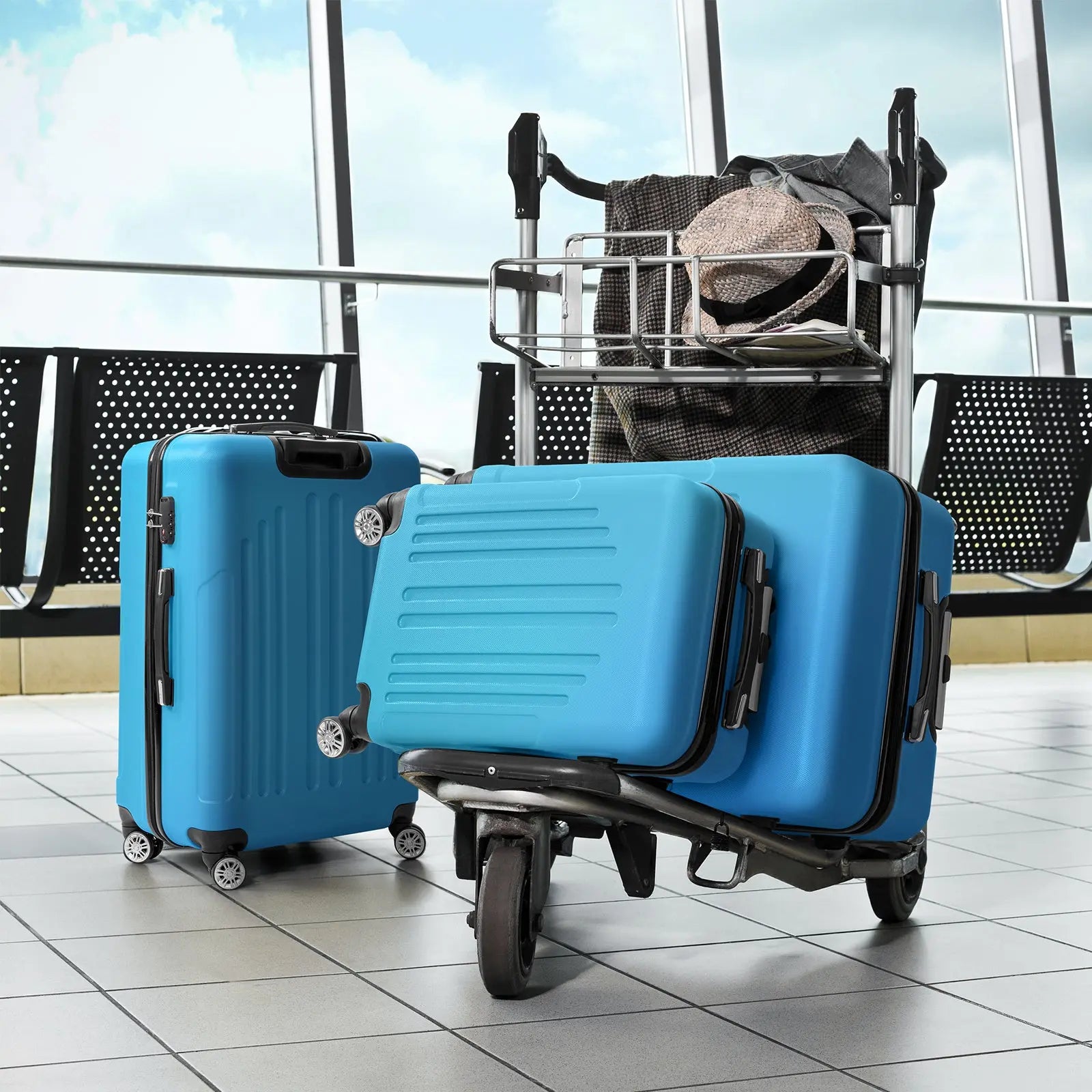 Three In One Suitcase, 20in, 24in, 28in Inkedjoy