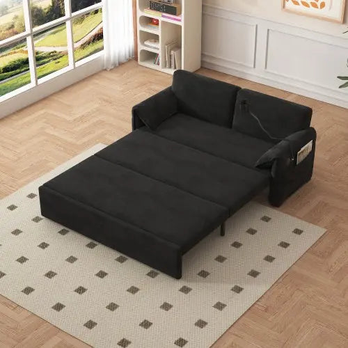 Large Folding Sofa Bed Velvet My Store