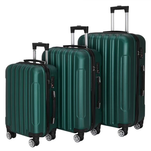 Vertical Pattern Three In One Handle Universal Wheel 20in 24in 28in ABS Aluminum Alloy Pull Rod Box Inkedjoy