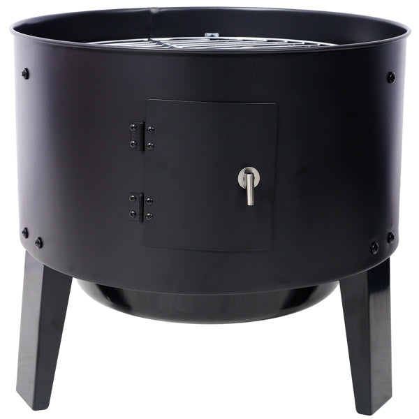 Charcoal Smoked Grill, Outdoor Cooking, 16 Inch Inkedjoy