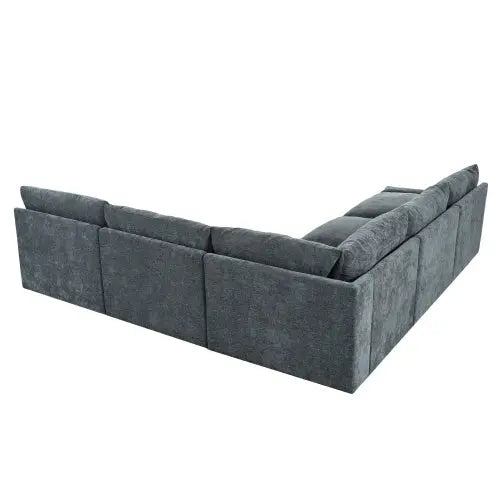 Deep Gray Sectional My Store