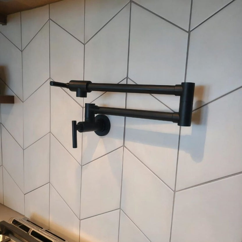 Pot Filler Faucet Wall Mount- Matte Black My Store