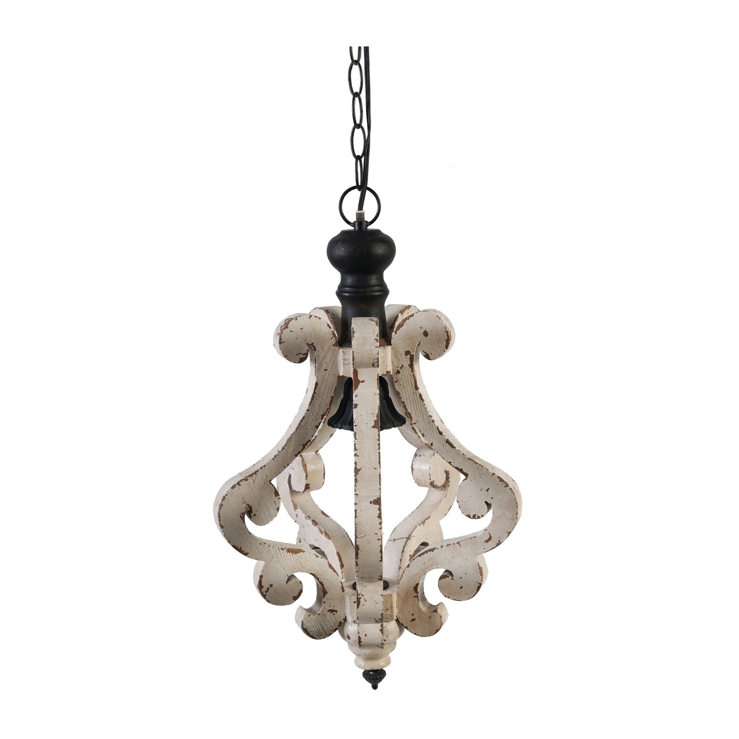 Farmhouse Chandelier, Dilapidated White Chandelier French Country Wood My Store