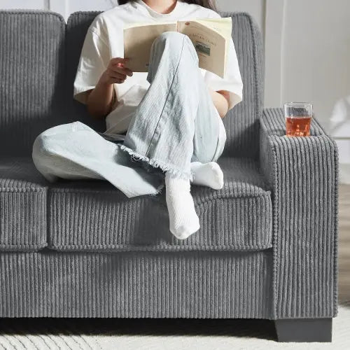 Fabric Modern Compressed Couch My Store