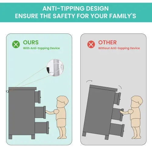 Chipboard 6 Drawer Dresser My Store