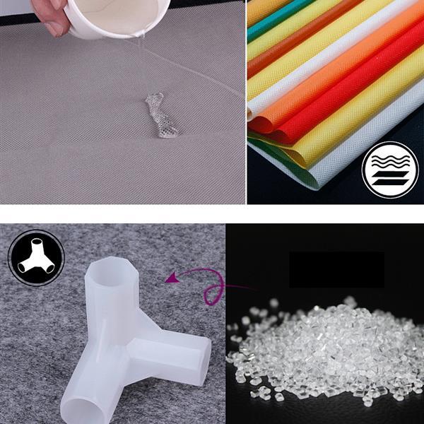 Double Row 9-grid Non-woven Shoe Cabinet Inkedjoy