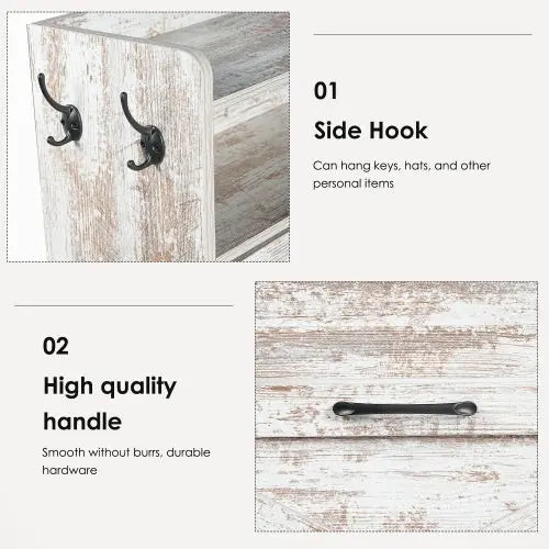 Shoe Cabinet Rack- White My Store