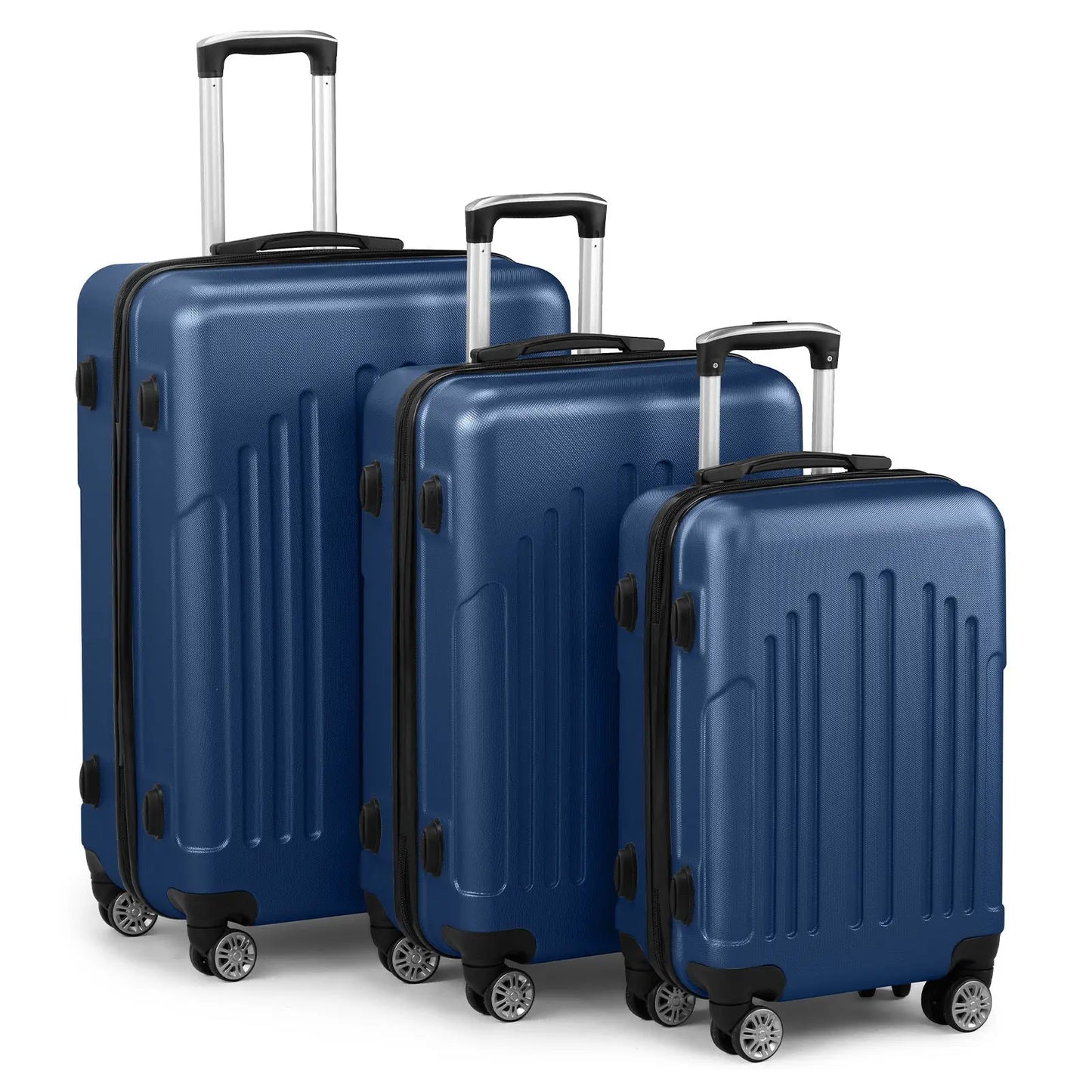 Three In One ABS PC Suitcase 20in 24in 28in Suitcase My Store