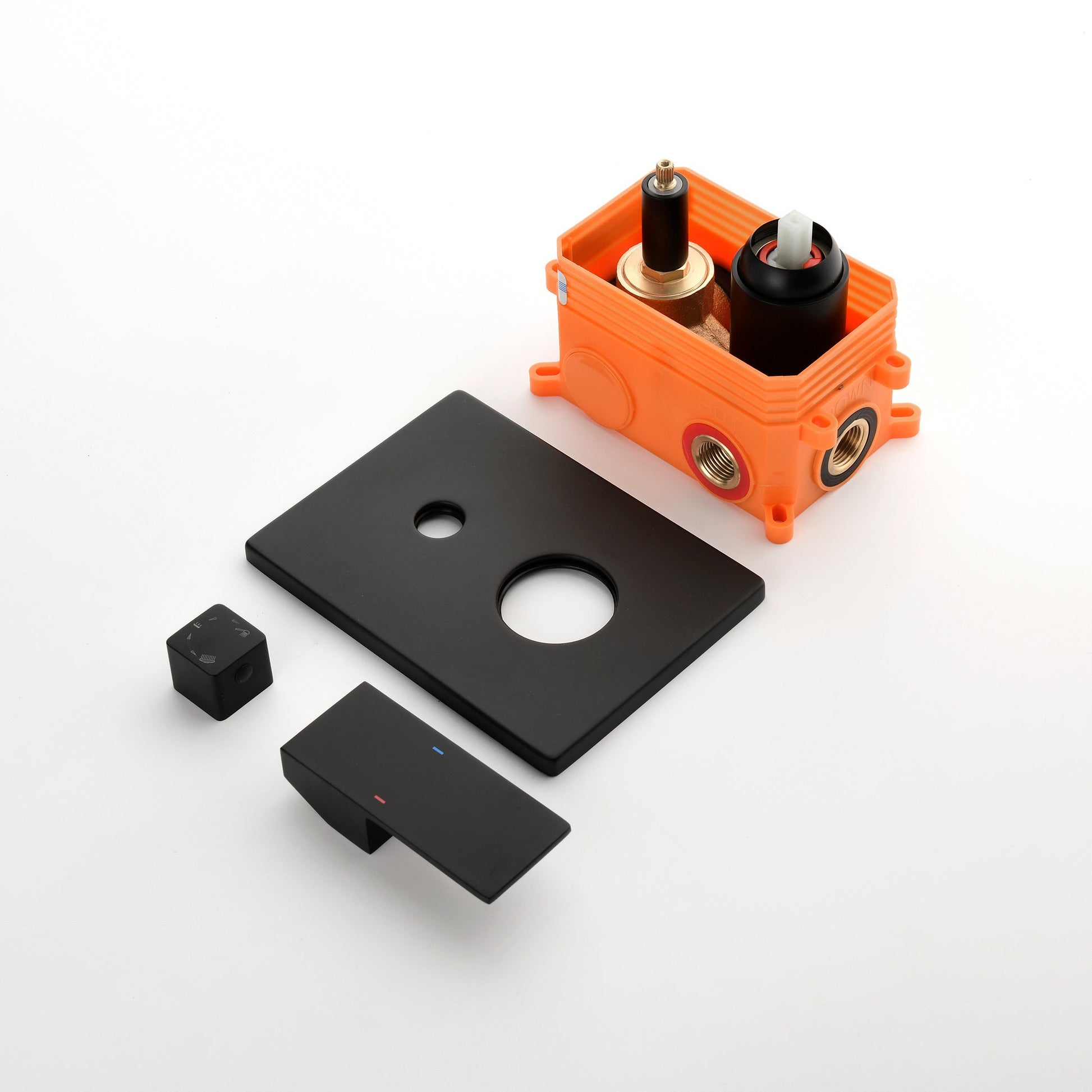 Shower System With Hand-held, Slide Bar, Spray Inkedjoy