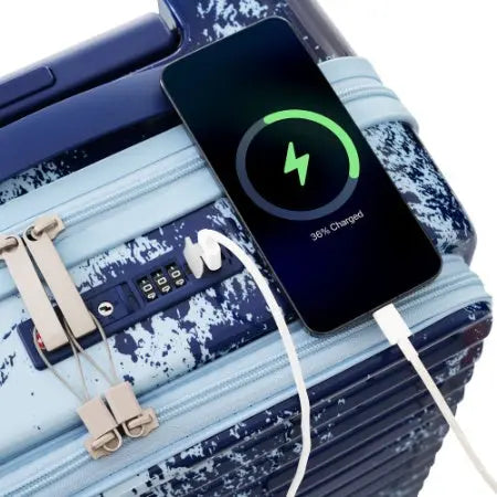 Luggage 3Piece Sets, 20  24 With Front Pocket My Store