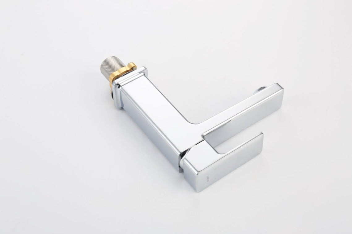 Chrome Single Hole Bathroom Faucet My Store