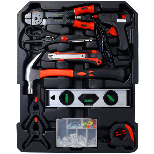 Home Repair Tool Box Set With Rolling Wheels Inkedjoy