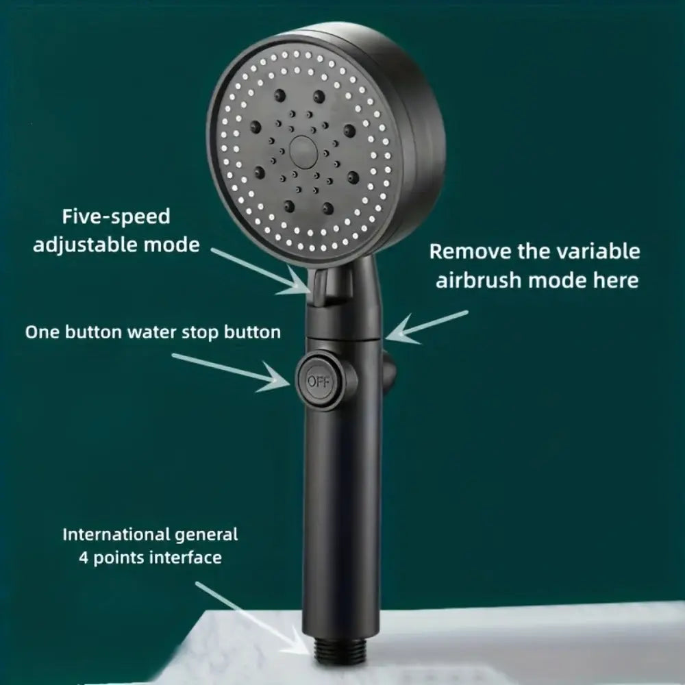 1pc Adjustable Shower Wand Inkedjoy