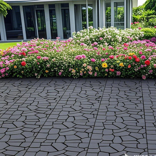 Waterproof, Wear-resistant, DIY Assembly, Garden, Courtyard, Balcony,plastic Flooring Inkedjoy