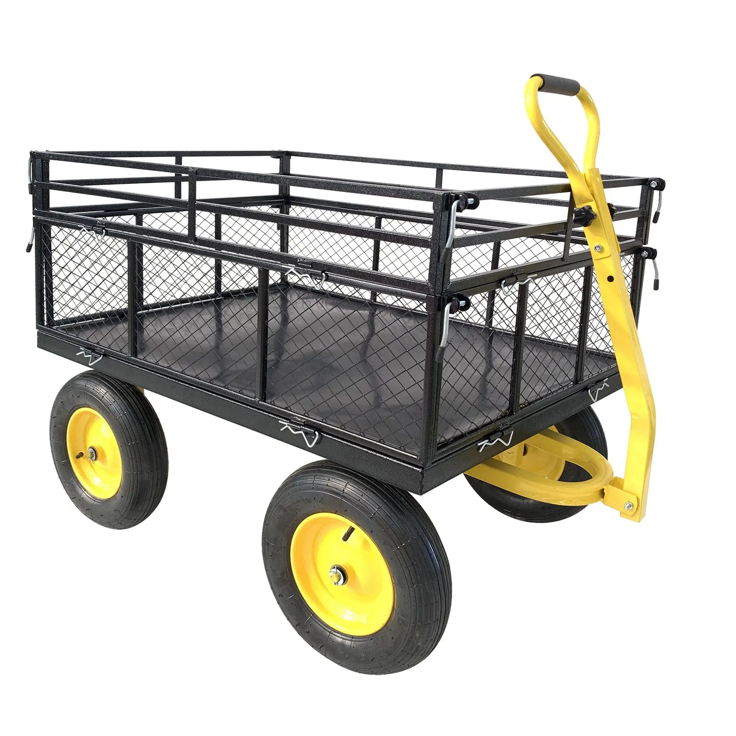 Steel Garden Cart, Heavy Duty 1400 Lbs Capacity My Store