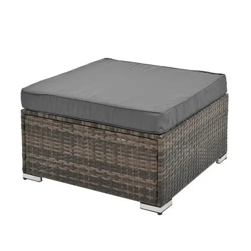 Patio Furniture, Outdoor Furniture, Seasonal PE Wicker Furniture, 4 Set Wicker Furniture With Tempered Glass Coffee Table My Store
