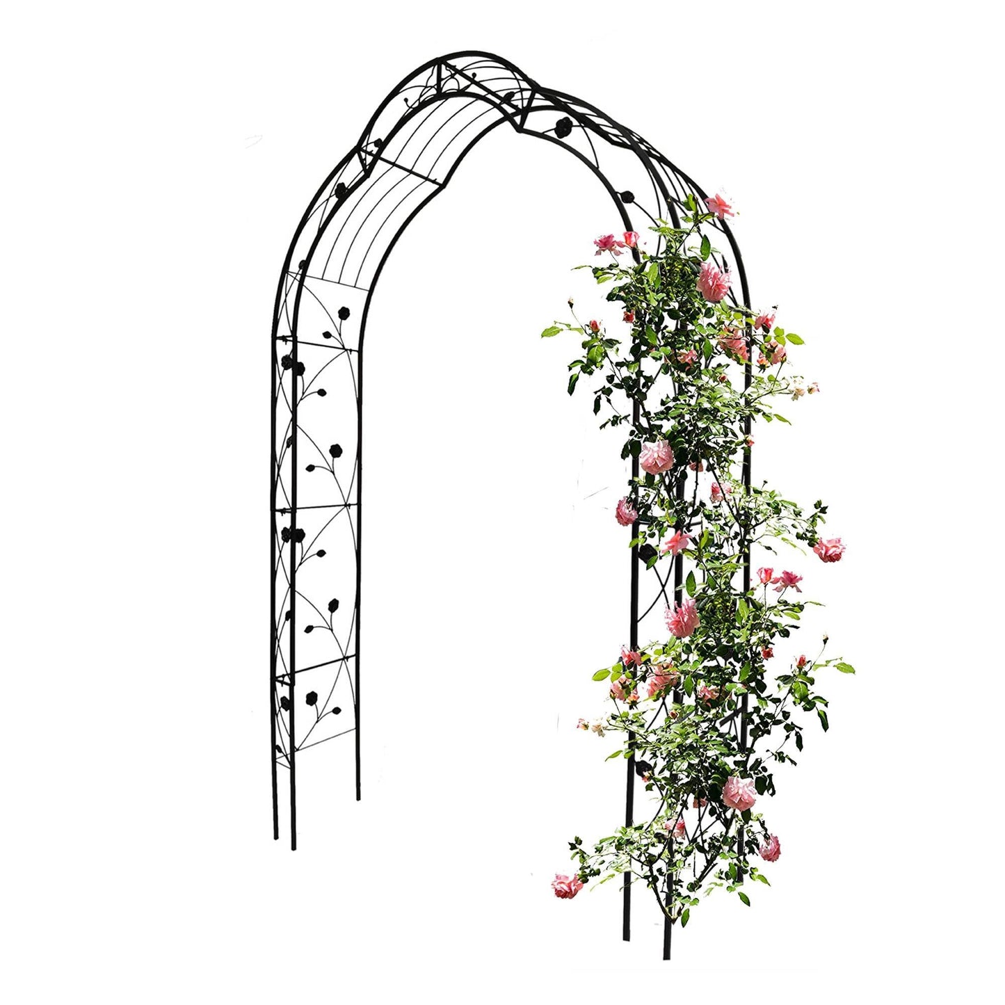 Metal Garden Arch Assemble Freely With 8 Styles Arbor Trellis Climbing Plants Outdoor Inkedjoy