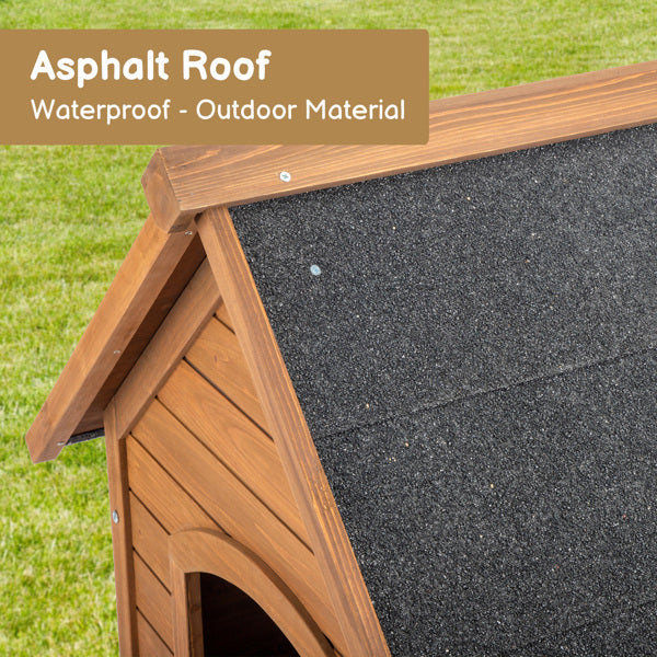 Black Asphalt Roof Dog House My Store