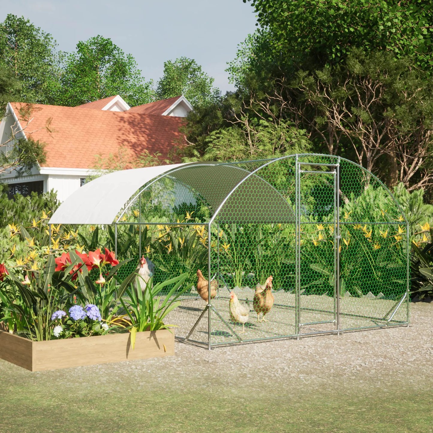 Large Chicken Coop Metal My Store