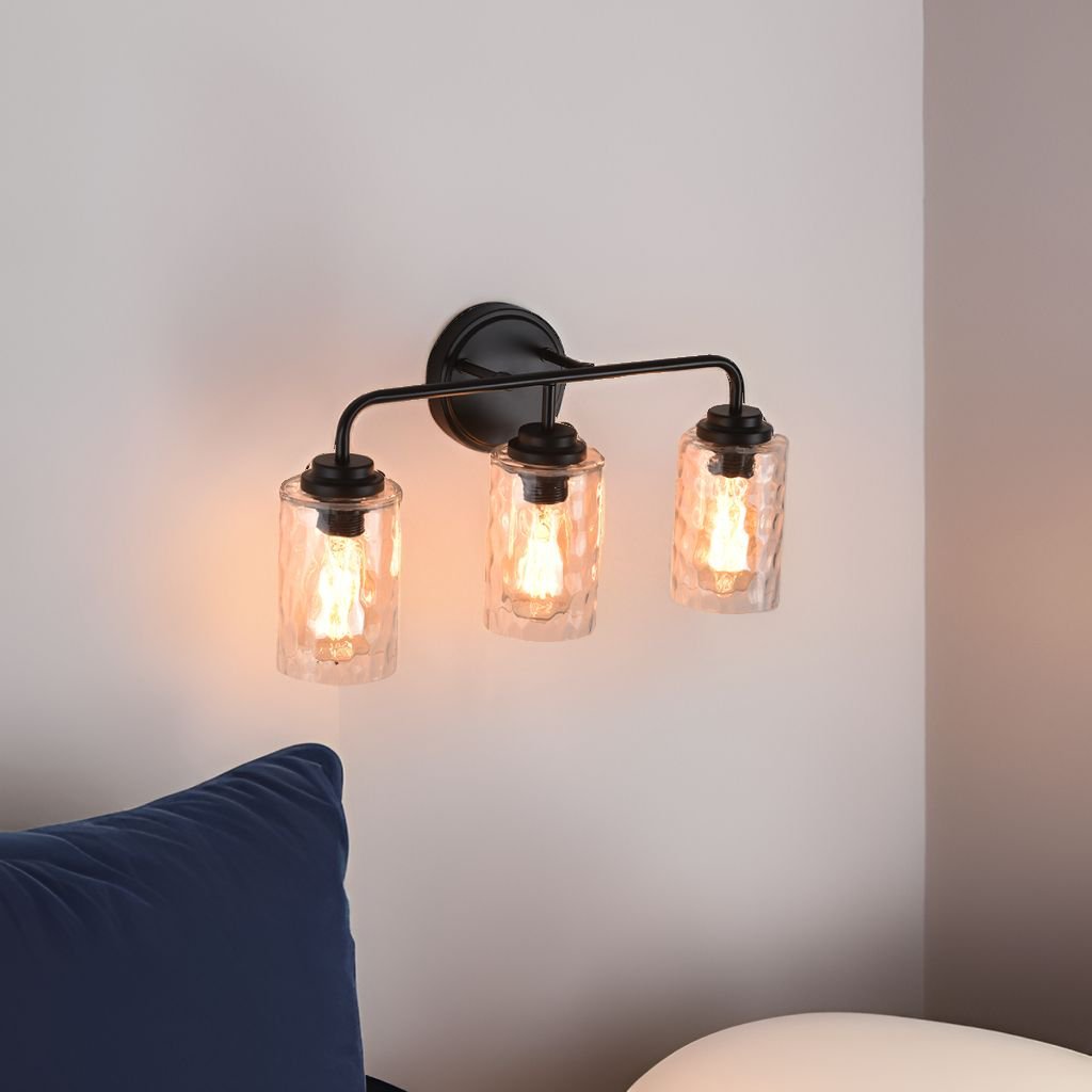 3-Light With Clear Glass Glacier Shade My Store