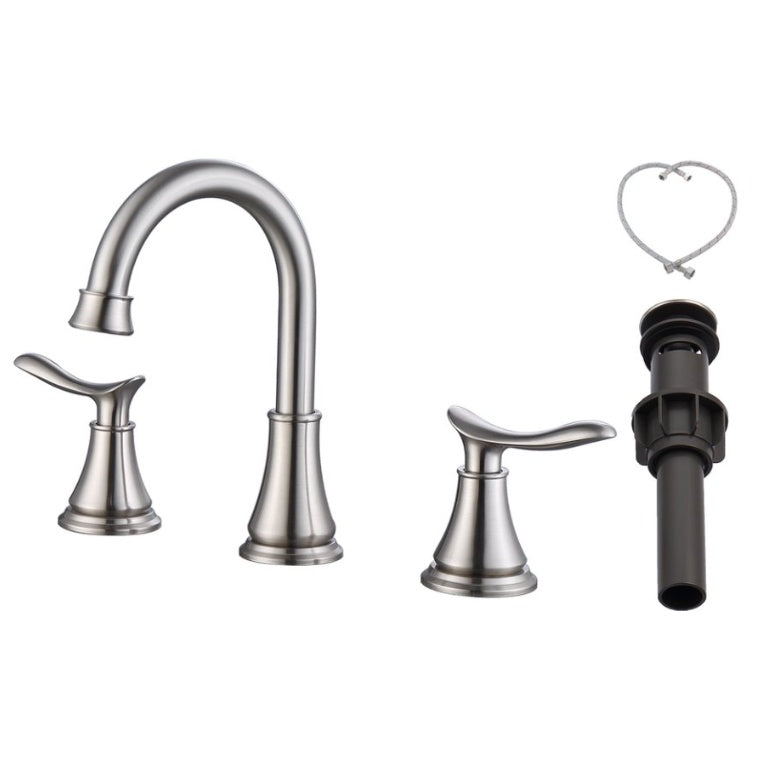 2-Handle 8 Inch Widespread Bathroom Sink Faucet My Store