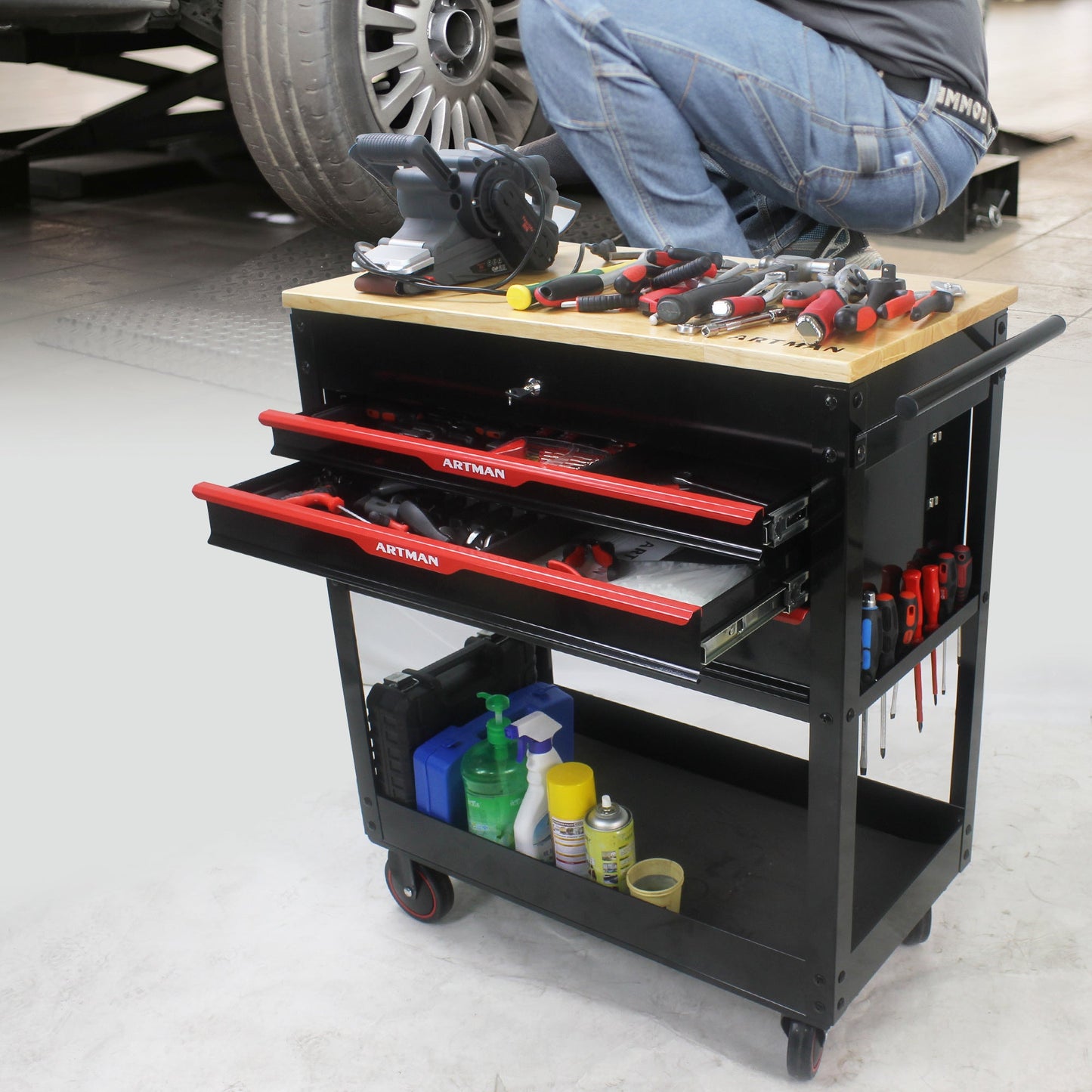 Metal Multi-tool Cart My Store