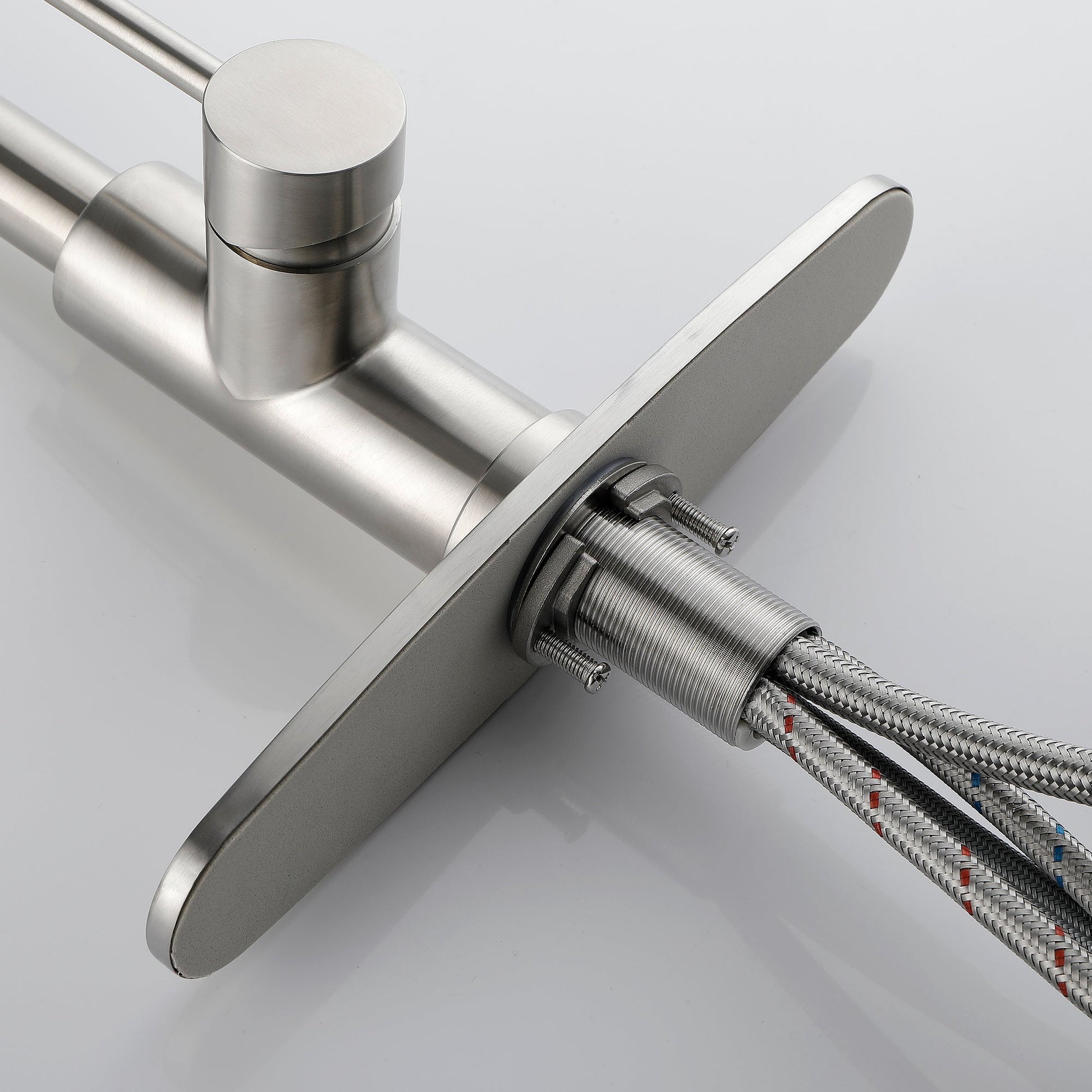 Single Handle High  Pull Out Kitchen Faucet- Stainless Steel Ohberri