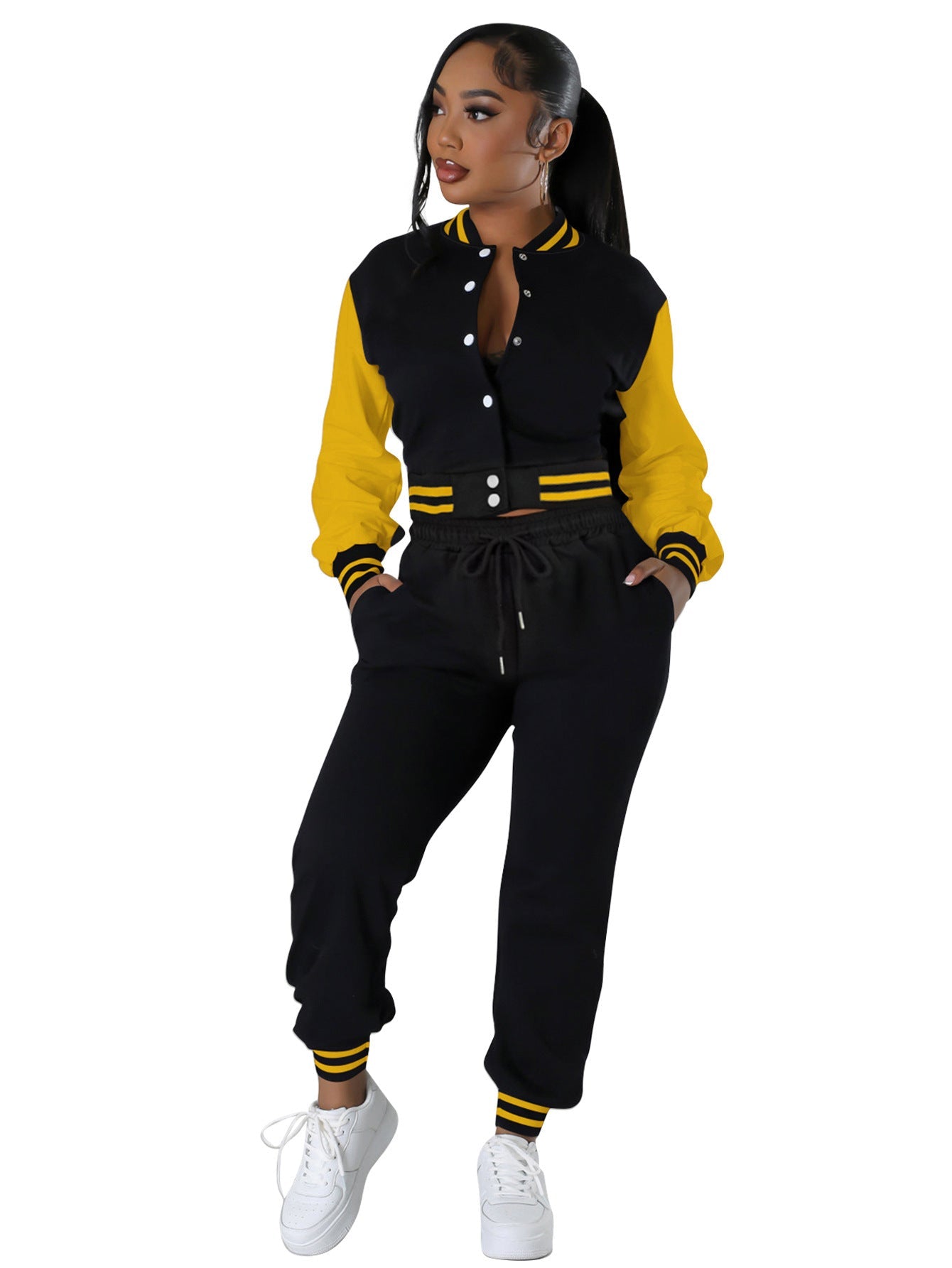 Women's Fashion Baseball Uniform Two-piece Suit null