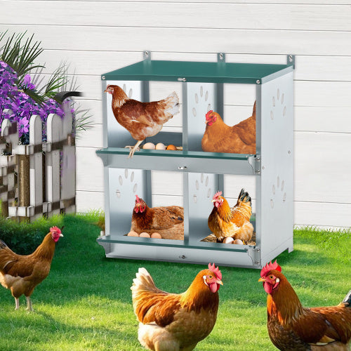 4 Compartment Chicken Nesting Boxes Inkedjoy