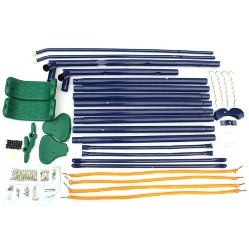 Children's Outdoor Metal Swing Set With Glider My Store