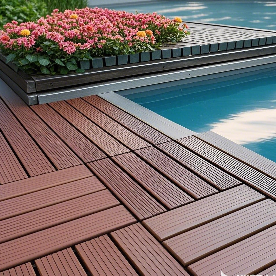 Waterproof, Wear-resistant, DIY Assembly, Garden, Courtyard, Balcony,plastic Flooring Inkedjoy