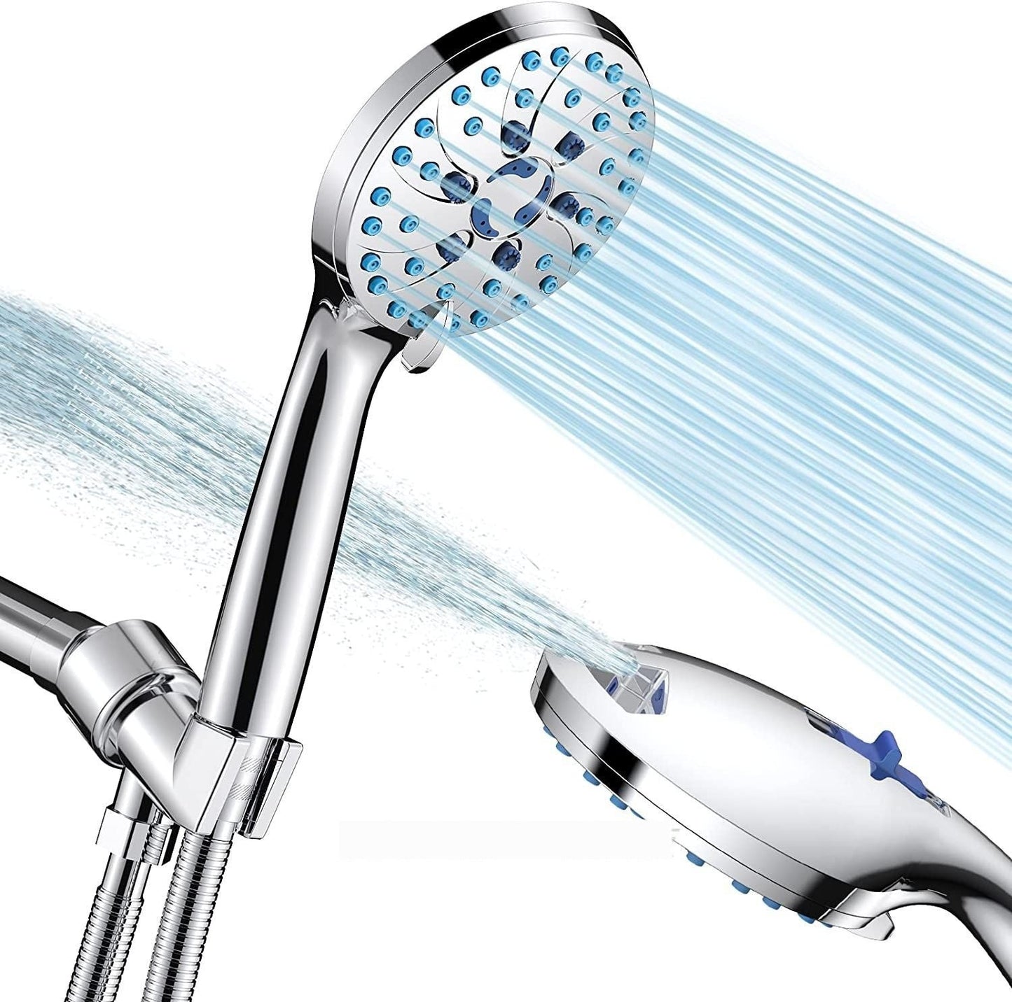 Handheld With 2 Gear Spray Gun 5 Gear Supercharged Shower Inkedjoy
