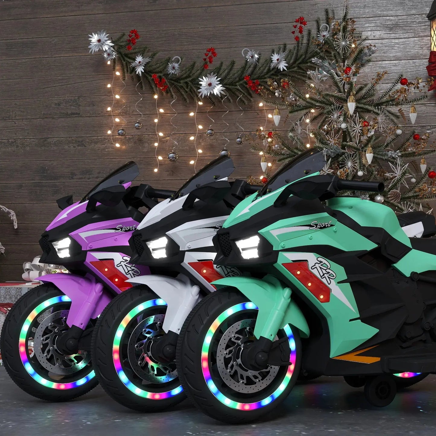 Kids Motorcycle For 3-6 Years, 12V Electric Ride On Inkedjoy