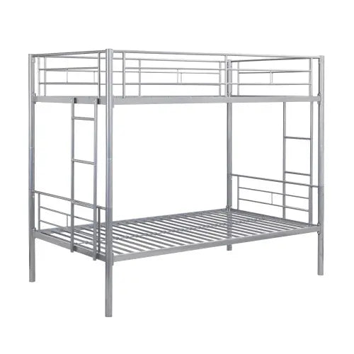 METAL BUNK BED SILVER My Store
