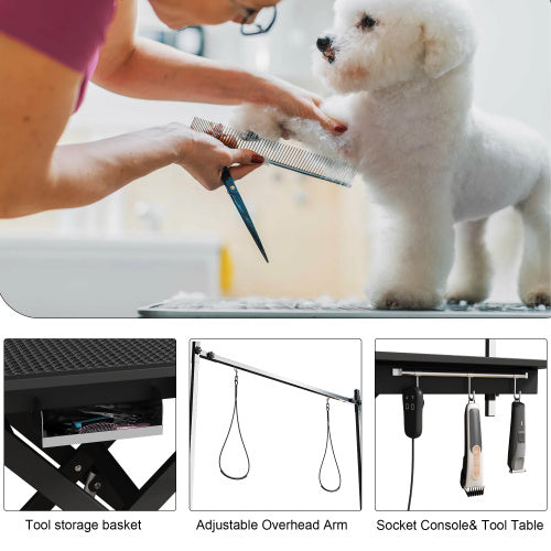 Electric Pet Grooming Table Inkedjoy