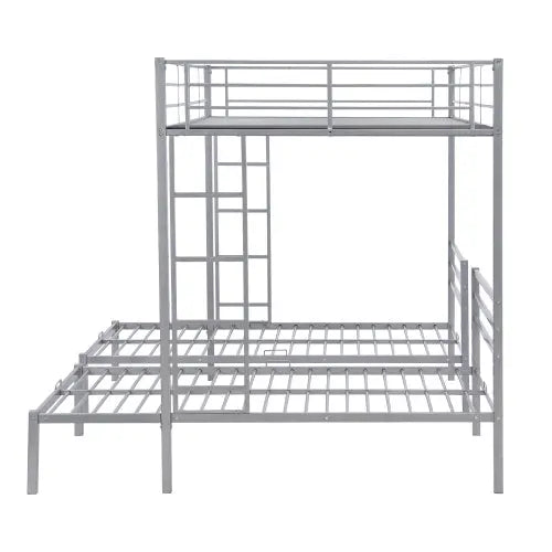 Full Over Twin Twin Size Bunk Bed With Built-in Shelf My Store