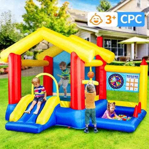 8 In 1 Inflatable Bounce House With Blower My Store