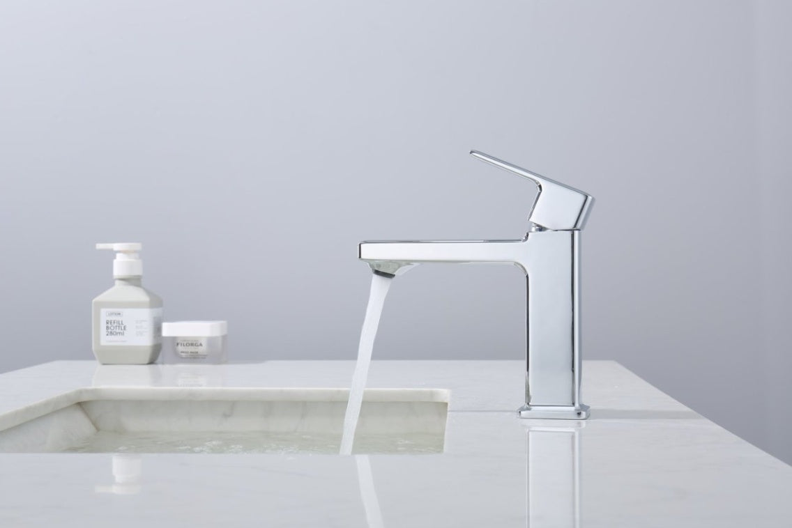 Chrome Single Hole Bathroom Faucet My Store