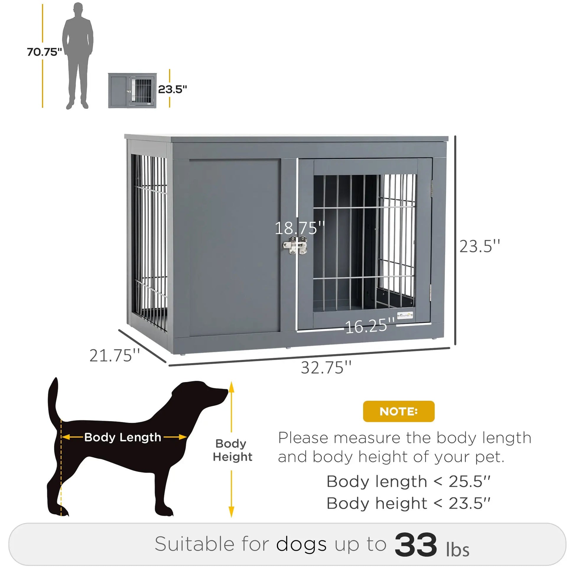 Dog Cage Furniture Metal Indoor Pet Cage My Store