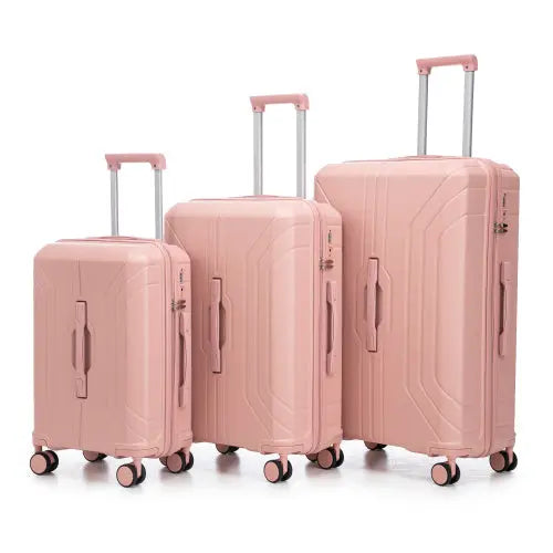 20  24  28  3 Pcs  Set In ABS Spinner Wheel Luggage Inkedjoy