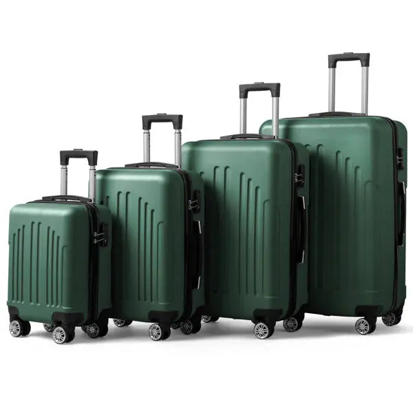 Vertical Stripe Four In One Suitcase Inkedjoy