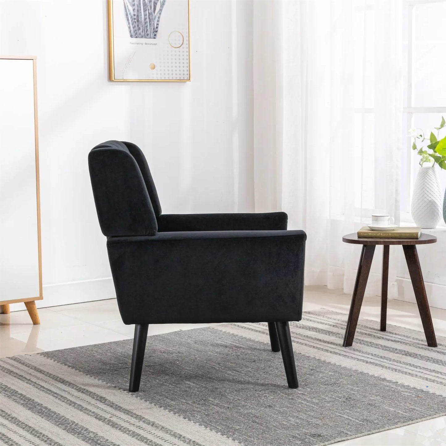 Modern Soft Velvet Accent Chair My Store