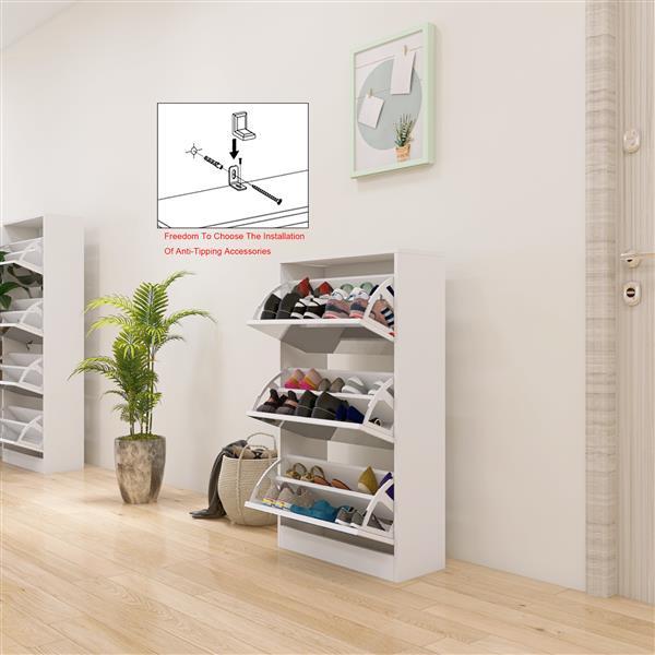Narrow Shoe Storage Cabinet With Mirror Inkedjoy