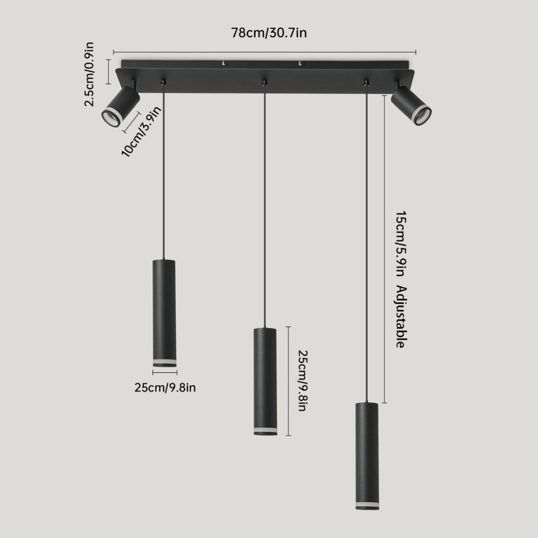 Cylinder Kitchen Island Pendant My Store