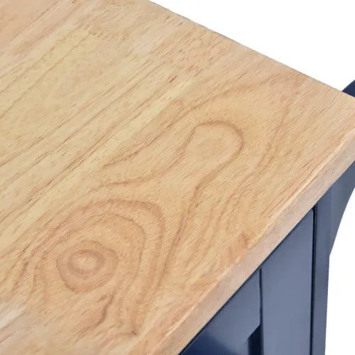 Kitchen Island Cart With Storage Cabinet And Two Locking Wheels My Store