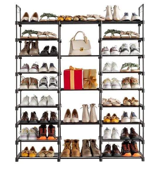 9 Tiers Shoe Rack Storage Organizer Shoe Shelf Organizer Inkedjoy