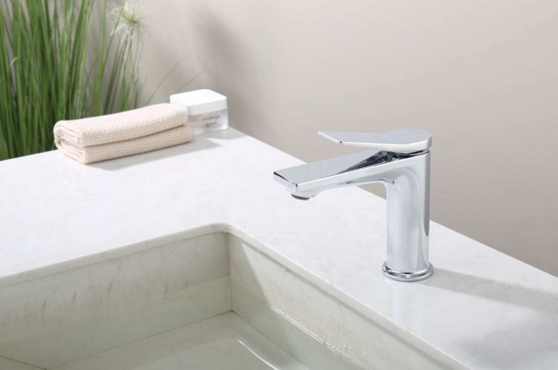 Chrome Single Hole Bathroom Faucet My Store